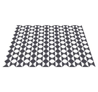 Nordic style squared knots nordic style rugs - TenStickers