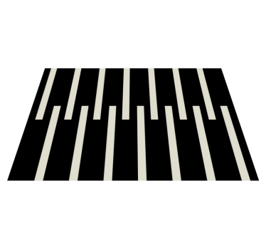 Nordic style black lines nordic style rugs - TenStickers