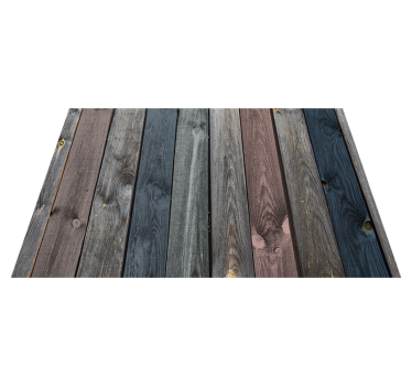 Nordic style grey wood nordic style rugs - TenStickers
