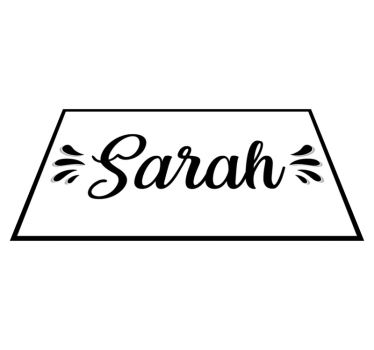 Living room vinyl rug monochrome harmony - TenStickers
