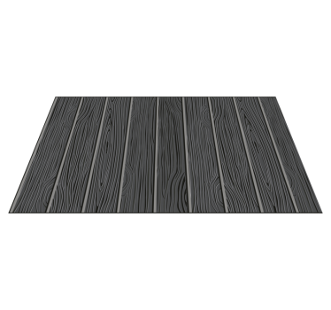 Gray planks tile vinyl mat - TenStickers