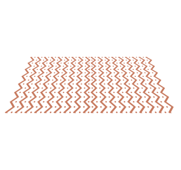 Vertical zigzag design living room carpet - TenStickers