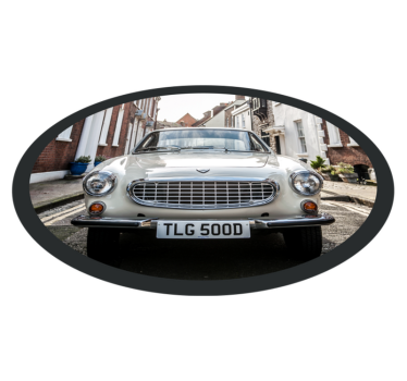 Classic automobile facade vintage vinyl rug - TenStickers