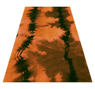 Colorful Tie-Dye vinyl rug - TenStickers