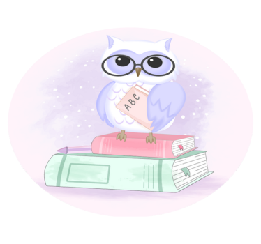 Cartoon Owl with glasses  bedroom carpet - TenStickers