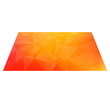 Geometric Gradient Effect living room vinyl rug - TenStickers