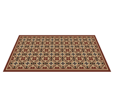 Hydraulic vintage cement pattern tile mat - TenStickers