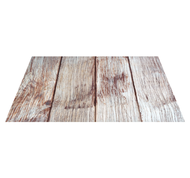 Weathered brown texture wood vinyl rug - TenStickers
