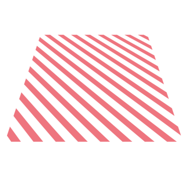 Pink and white pattern stripes vinyl rug - TenStickers