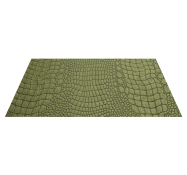 Crocodile skin rectangular vinyl rug - TenStickers