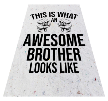 Awesome brother funny quote bespoke rugs - TenStickers