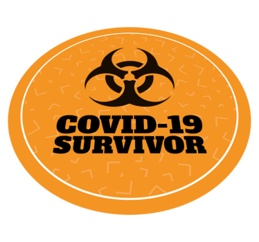 Covid survivor funny design bespoke rugs - TenStickers