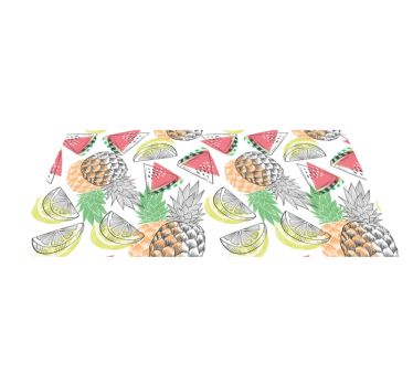 Summer fruit colorful pattern contemporary rugs - TenStickers