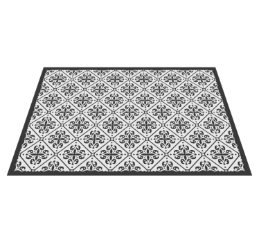 Classic victorian style pattern tile mat - TenStickers