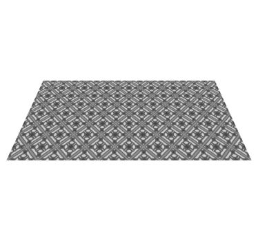 Gray mosaic pattern tile mat - TenStickers