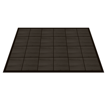Deep Timber Squares wood vinyl rug - TenStickers