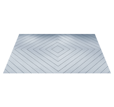 White wooden plank pattern wood effect vinyl flooring - TenStickers