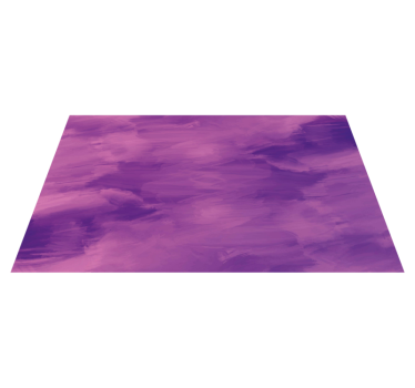 Pastel purple pink oil painting living room carpet - TenStickers