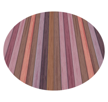 Diagonal purple stripes wood vinyl rug - TenStickers