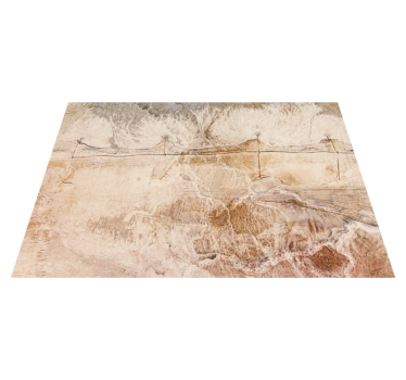 Natural textures earthy tones texture rug - TenStickers