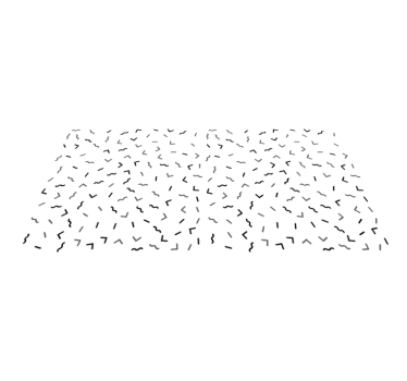 Black pattern with lines retro rug - TenStickers