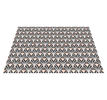 Art deco marble effect pattern tile mat - TenStickers