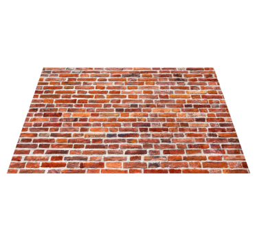 Classic bricks "Industrial Style" living room carpet - TenStickers