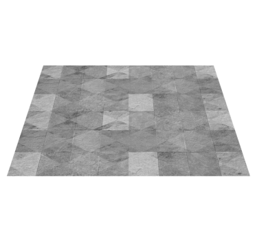 Stone pattern design stone effect vinyl rug - TenStickers