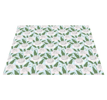 Floral Bloom Elegance carpet roses - TenStickers