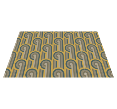 Geometrical forms in art style geometric carpets - TenStickers