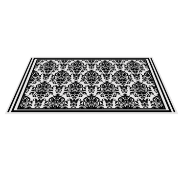 Baroque Elegance vintage vinyl rug - TenStickers