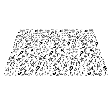 Cool signs pattern bedroom carpet - TenStickers