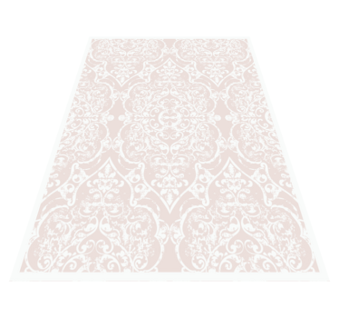 Elegant patterned design living room vinyl rug - TenStickers