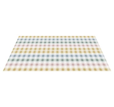 Soft pastel lines living room vinyl rug - TenStickers