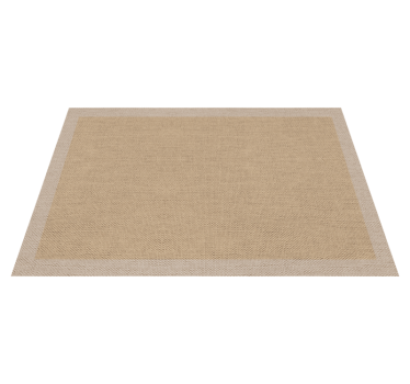 Teplon beige natural minimalist carpet - TenStickers