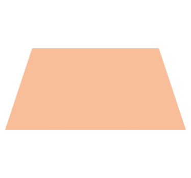 Peach fuzz rectangular vinyl rug - TenStickers
