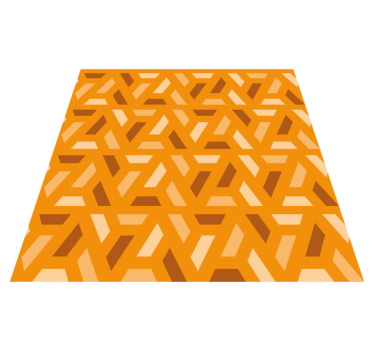 Modern geometric living room rug - TenStickers