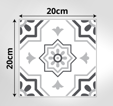 Gray pantone tile mat - TenStickers