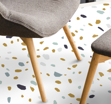 Nordic style terrazzo texture rug - TenStickers