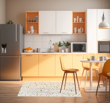 Nordic style terrazzo texture rug - TenStickers