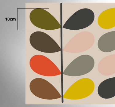 Orla Kiely pattern contemporary rugs - TenStickers