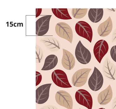 Autumn Leaf Pattern flower rug - TenStickers