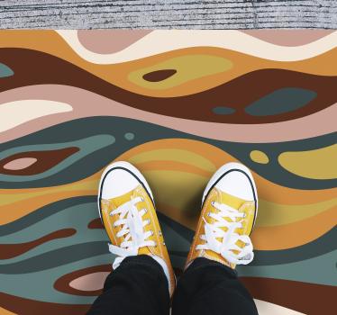70s pop spirit retro rug - TenStickers