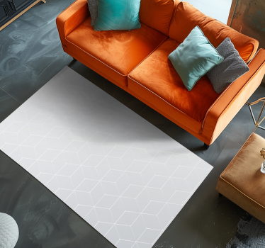 abstract grey dawdling geometric carpets - TenStickers