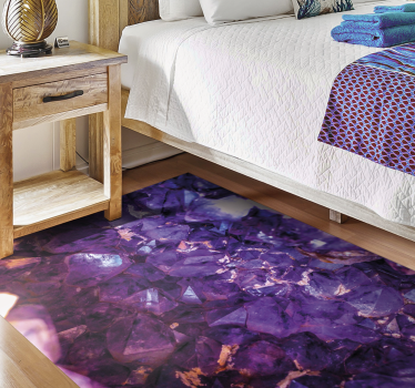 Amethyst stones stone flooring - TenStickers