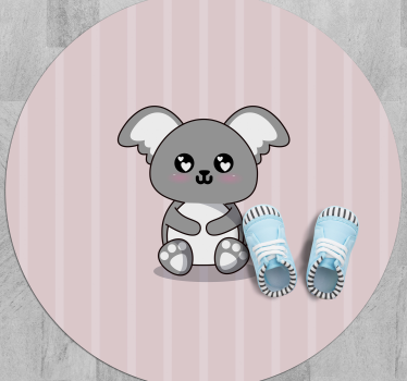 Anime cute Koala animal mat - TenStickers
