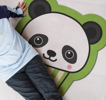 Anime happy Panda animal mat - TenStickers