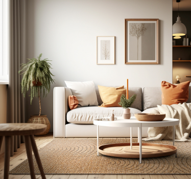 Arches Effect Fabric geometric rugs - TenStickers