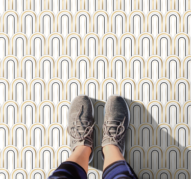 Art Deco geometric figures geometric carpets - TenStickers