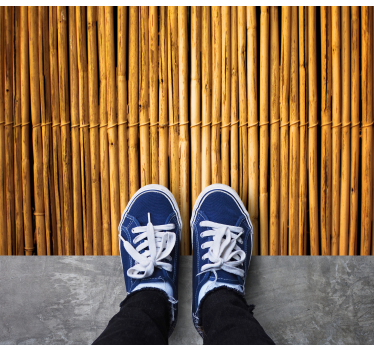 Bamboo nice texture bedroom carpet - TenStickers